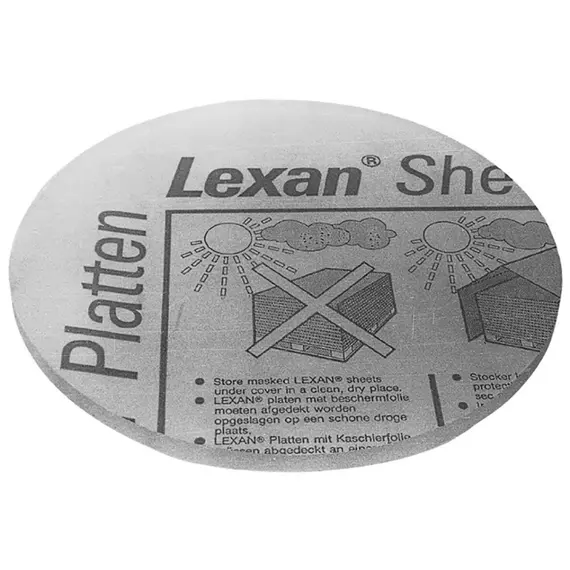 Transparent Cover - 123mm, Diameter, mm: 123