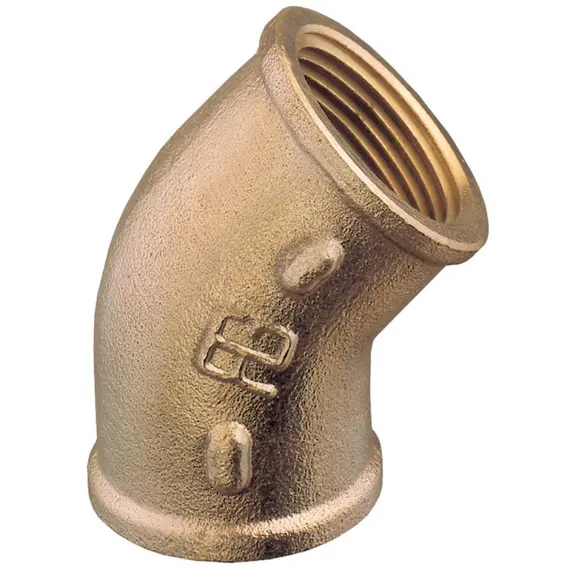 Bronze Elbow 45° F-F - 1"1/2, Thread: F1"1/2