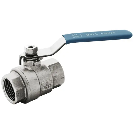 Inox Ball Valve - 2" - AISI 316, Thread: F2"