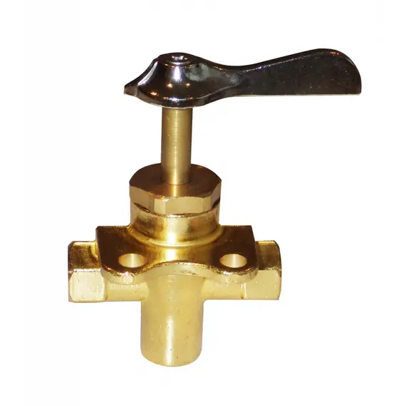 Brass Three Ways Valve - 1/4"