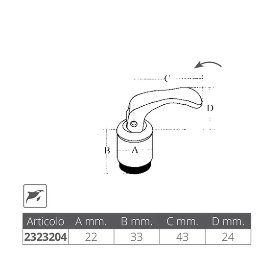 Bouchon de vidange extensible en inox - 22mm, 2 image Bouchon de vidange extensible en inox - 22mm, 2 image
