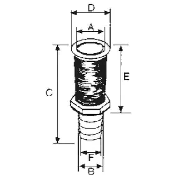 Connecteur de tuyau de coque en PVC - 25mm, 2 image