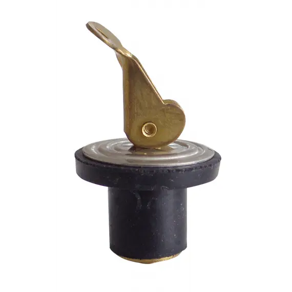 Bouchon de vidange extensible en laiton-caoutchouc - Ø15,9mm, Diamètre, mm: 15.9