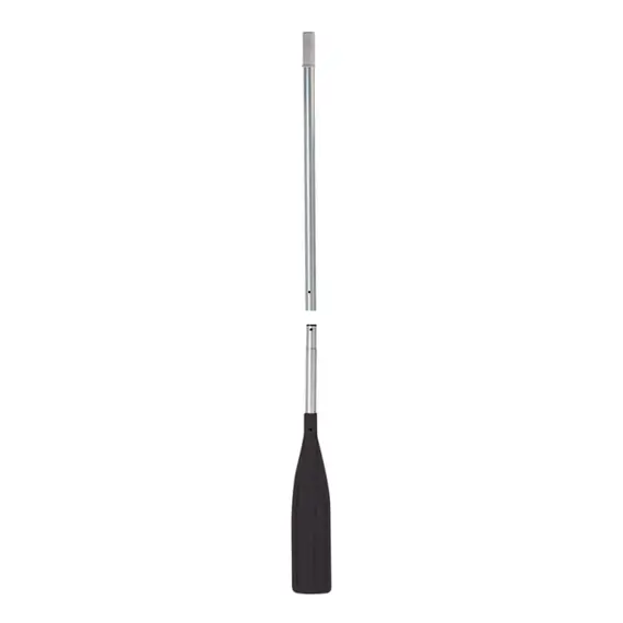 Anodized Aluminium Jointed Oar - 35mm - 160cm - Black, Length, cm: 160