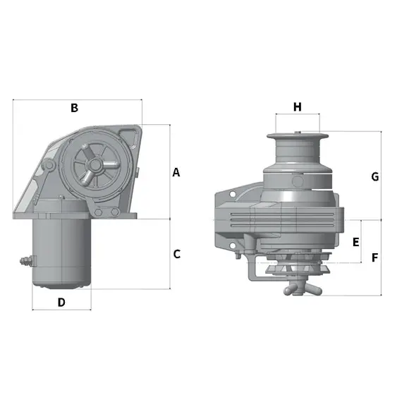 Guindeau Kobra - 1000w - 12v - Chaîne 8mm, Diamètre de la chaîne, mm: 8, 2 image Guindeau Kobra - 1000w - 12v - Chaîne 8mm, Diamètre de la chaîne, mm: 8, 2 image