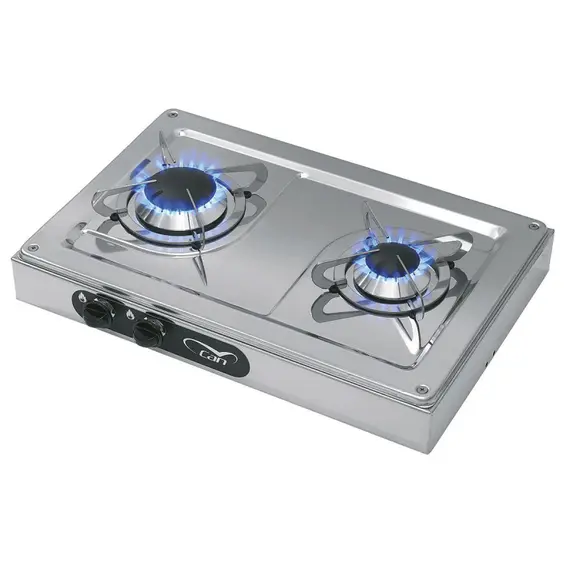Inox Hob Unit - 2 Burners