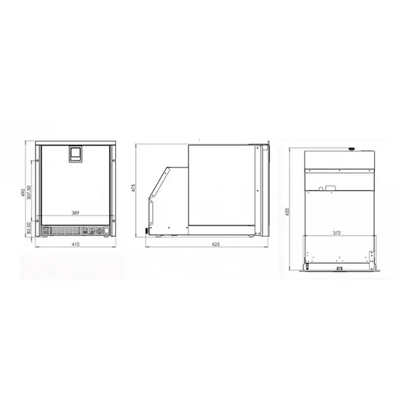 Low Profile Ice Maker, 3 image Low Profile Ice Maker, 3 image