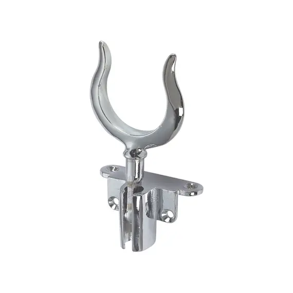 Foldable Chromed Brass Rowlock - 12mm
