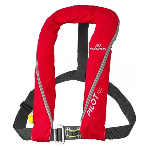 Pilot 165N Life Jacket - Automatic - Red - With XXL Harness, Activation: Automatic, Color: Red, Model: With Harness Size XXL