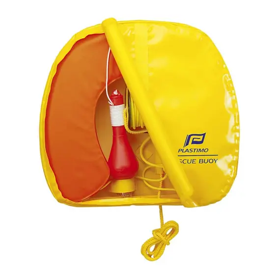 Bouée de sauvetage® - Housse jaune - Avec lumière