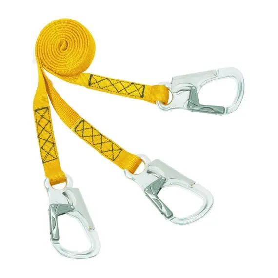 Safety Line with Aluminium Hooks