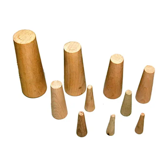 Ensemble de 10 bouchons en bois d'urgence