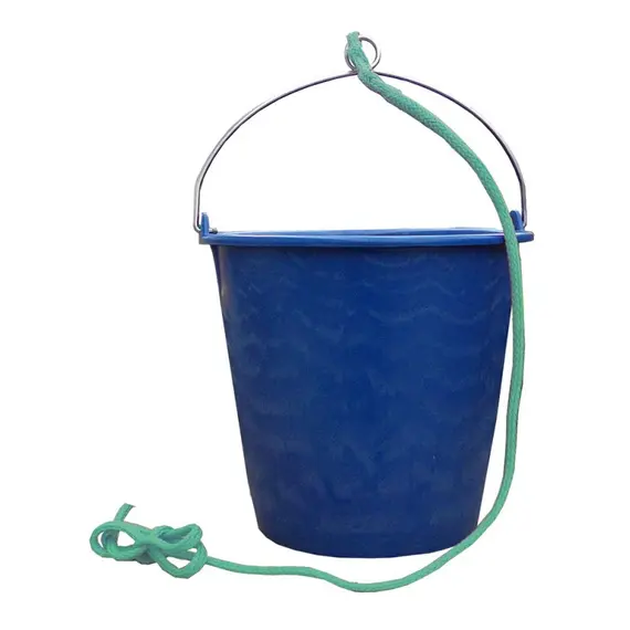 Plastic Bucket with Rope - 10L