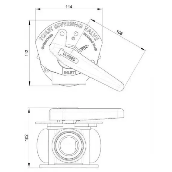 Robinet manuel 3 voies, 2 image