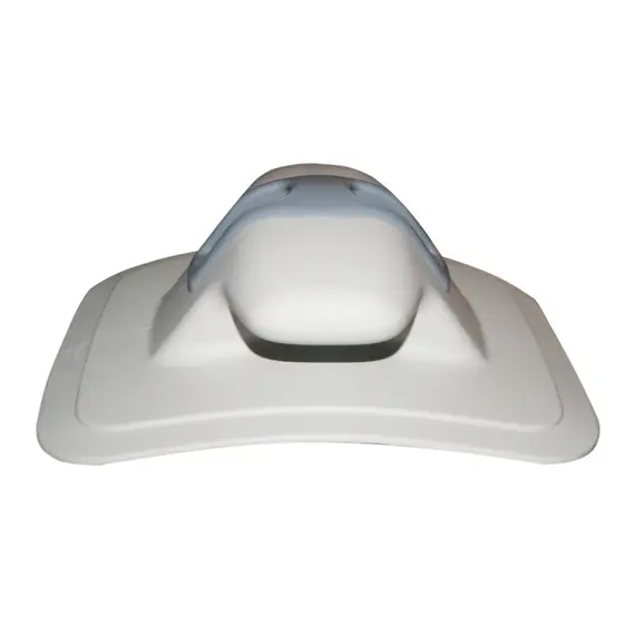 Gray neoprene cleat with sheave, 2 image Gray neoprene cleat with sheave, 2 image
