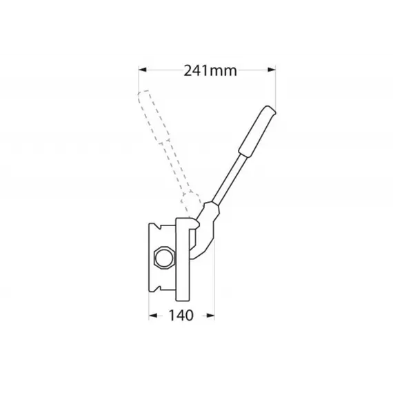 Gusher Urchin On Deck Hand Pump with Removable Handle - 55L/min, 2 image Gusher Urchin On Deck Hand Pump with Removable Handle - 55L/min, 2 image