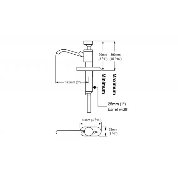Vetrical Hand Pump - 8L/min, 2 image
