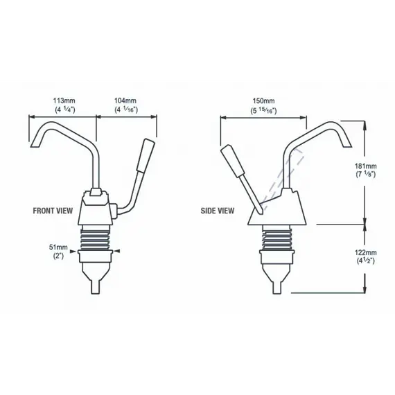 Flipper Galley Hand Pump - 7L/min, 2 image Flipper Galley Hand Pump - 7L/min, 2 image