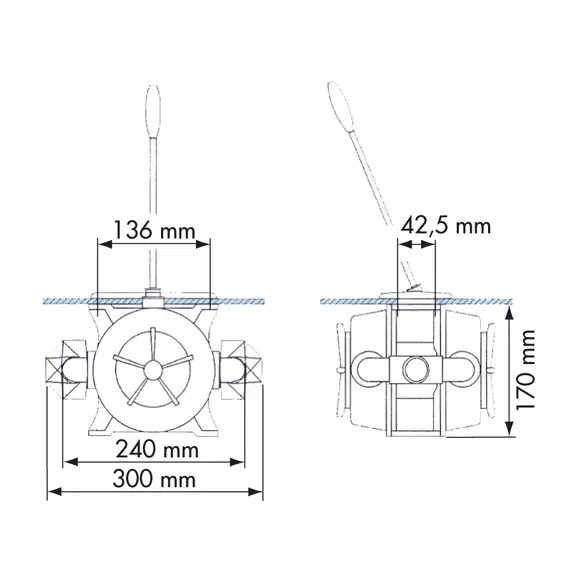 Manual Pump Double Effect, 3 image Manual Pump Double Effect, 3 image