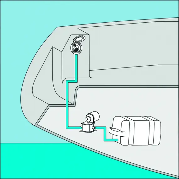 Douche dans un boîtier avec couvercle rond blanc, Couleur: White, 5 image Douche dans un boîtier avec couvercle rond blanc, Couleur: White, 5 image