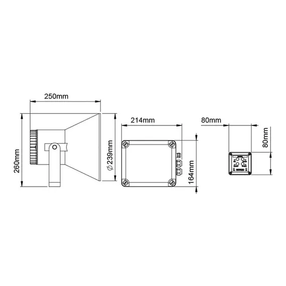 Ensemble de sifflet électronique approuvé - 24V, 2 image Ensemble de sifflet électronique approuvé - 24V, 2 image