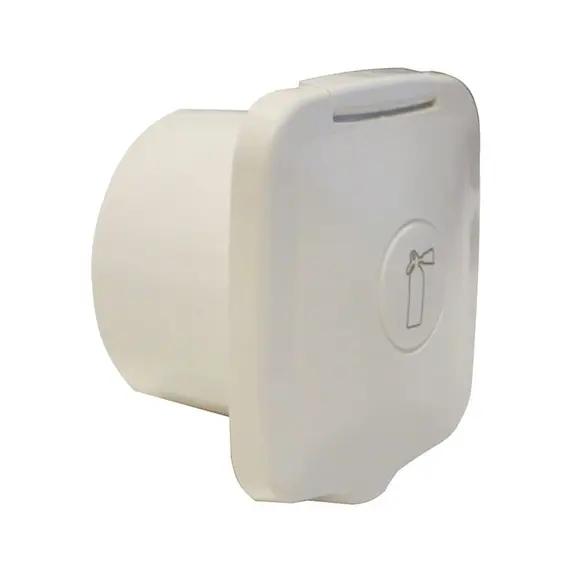 Boîtier d'extincteur ABS blanc
