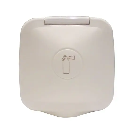 Boîtier d'extincteur ABS blanc, 2 image Boîtier d'extincteur ABS blanc, 2 image