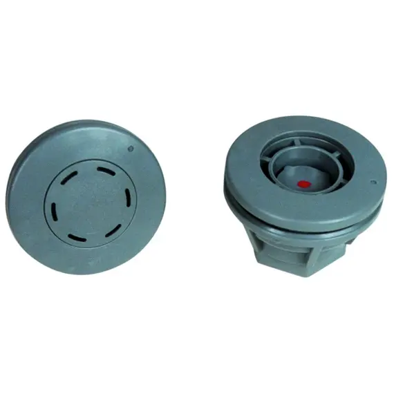 Overpressure Valve with Red Insert, Color: Red