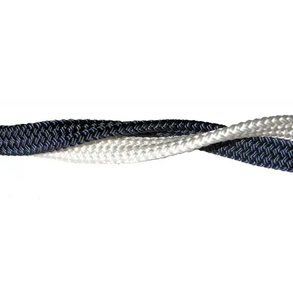Navi blue flat braid 100mt diameter 12mm