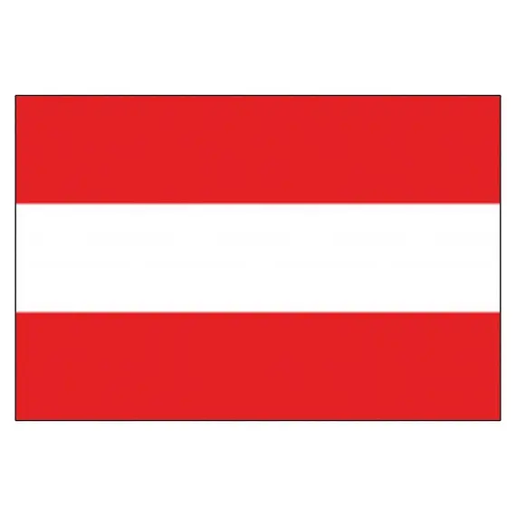 Drapeau de l'Autriche - 40x60cm, Dimensions, cm: 40x60