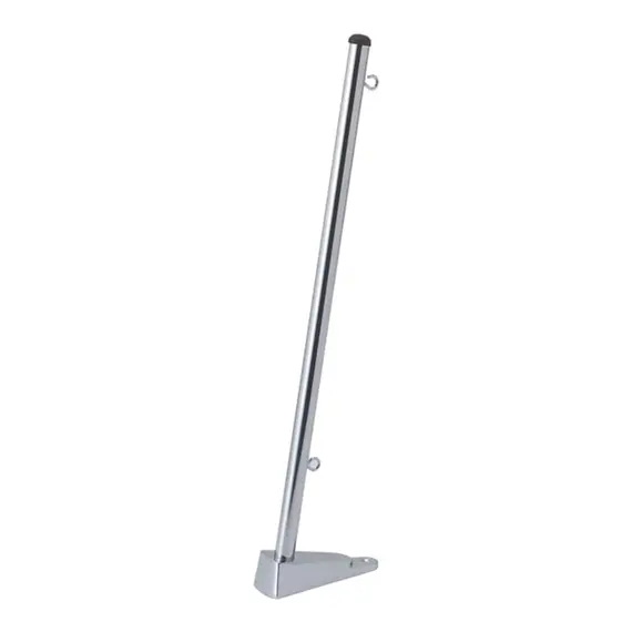 Mât de drapeau en laiton chromé - 50cm, Longueur, cm: 50