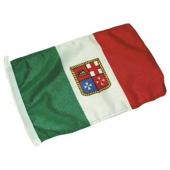 Drapeau civil italien - Polyester économique - 30x45cm, Dimensions, cm: 30x45