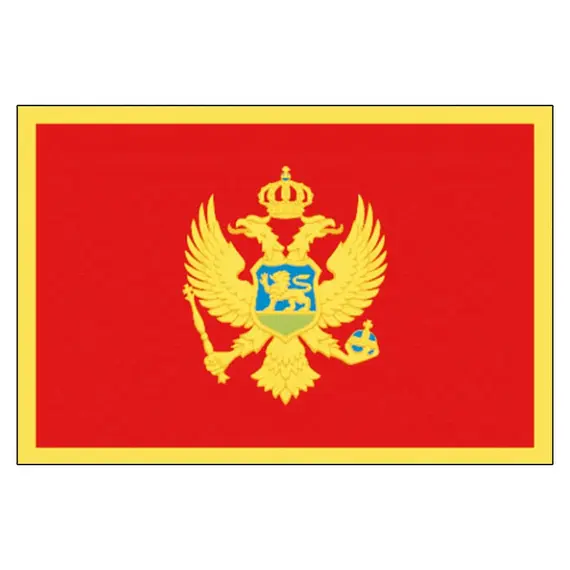 Montenegro Flag - 20x30cm, Dimensions, cm: 20x30