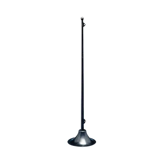 Mât de drapeau en nylon avec base - 39cm