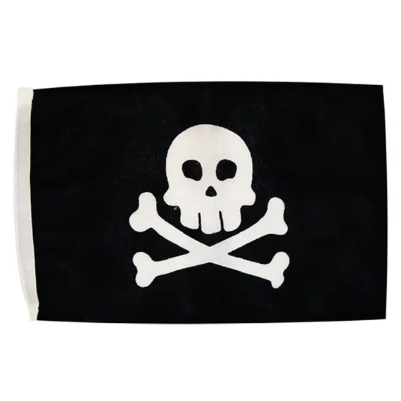 Drapeau de pirate - 30x45cm, Dimensions, cm: 30x45