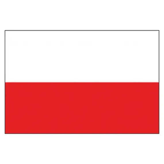 Drapeau de la Pologne - 20x30cm, Dimensions, cm: 20x30