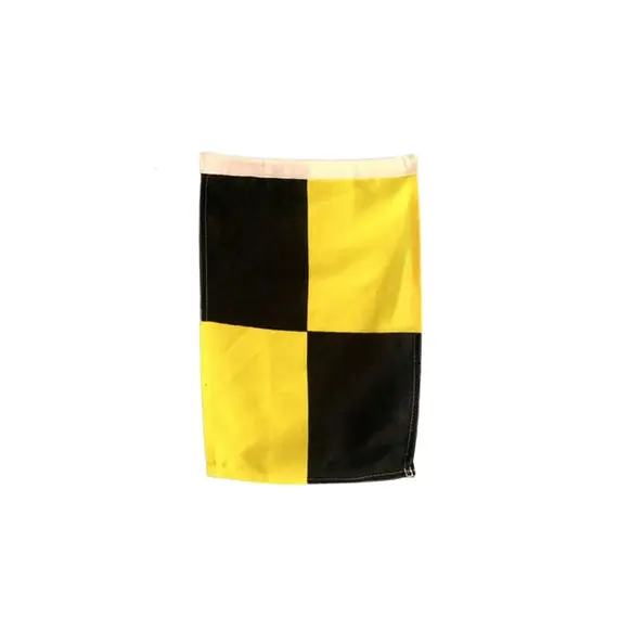 Drapeau de signalisation nautique - Lettre «L»