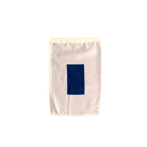 Drapeau de signalisation nautique - Lettre «S»