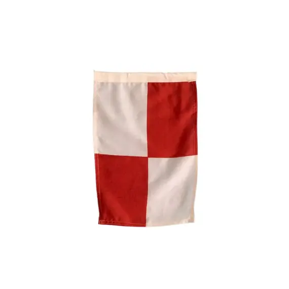 Drapeau de signalisation nautique - Lettre «U»