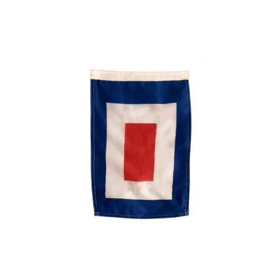 Drapeau de signalisation nautique - Lettre «W»