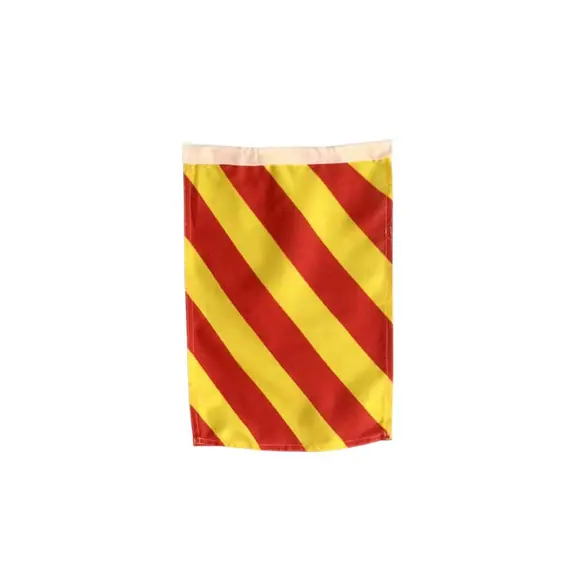 Drapeau de signalisation nautique - Lettre «Y»