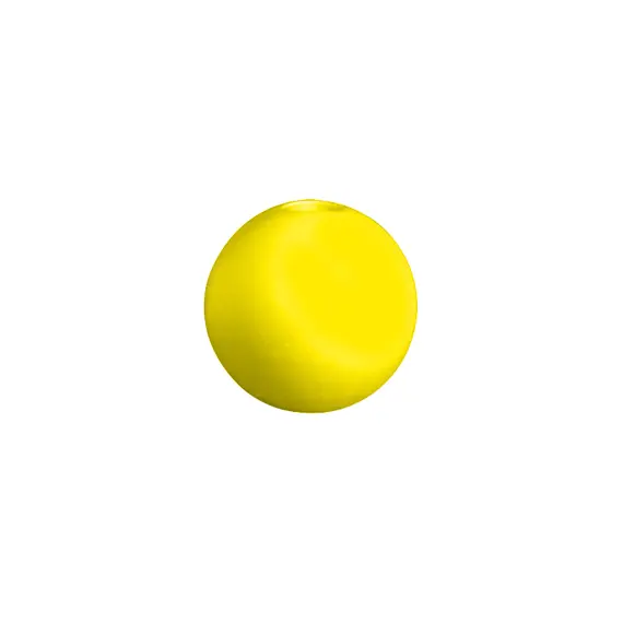 Bouée de pare-chocs jaune en E.V.A. Sphérique de diamètre 40cm