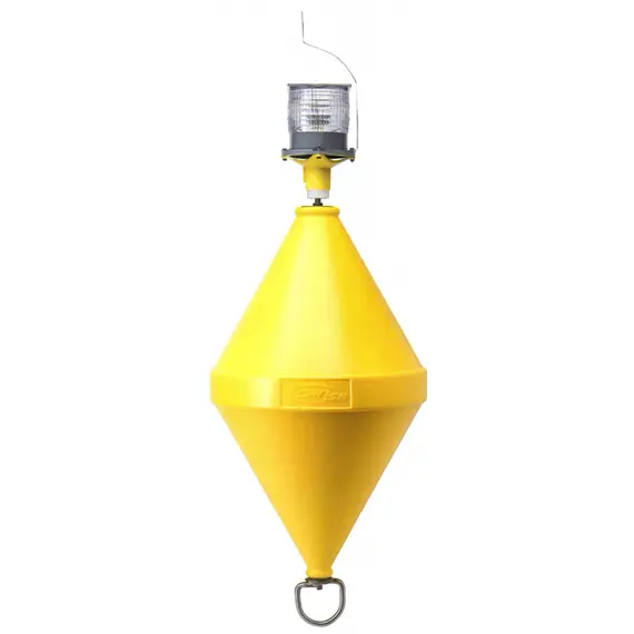 Bouée avec lumière diamètre 50 cm - Jaune