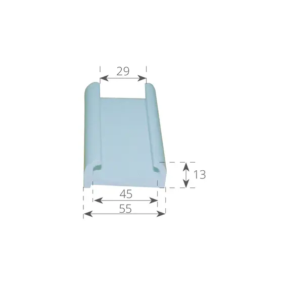 White TR55 Trunking for C55, 2 image White TR55 Trunking for C55, 2 image