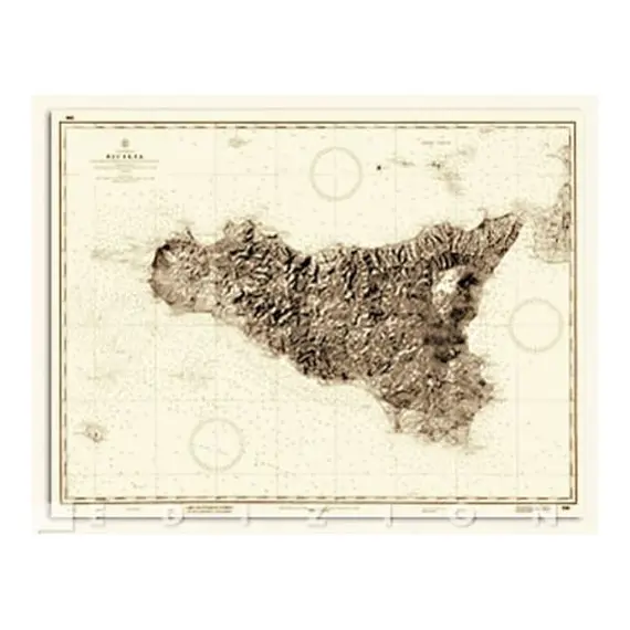 Historical Map - Sicily Island