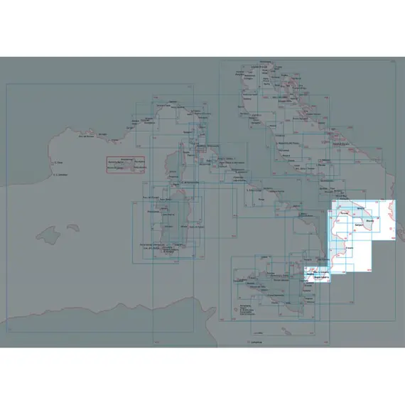 Nautical Chart - From Punta Stilo to Capo Santa Maria Di Leuca