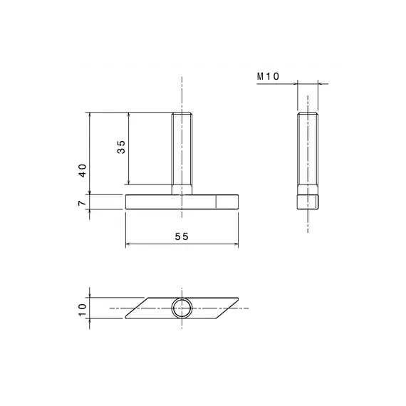 Saut Droit - 31x90cm, 6 image
