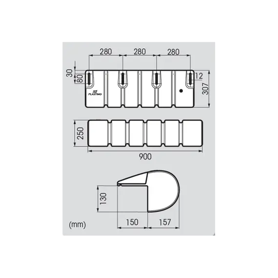 Saut Droit - 31x90cm, 7 image