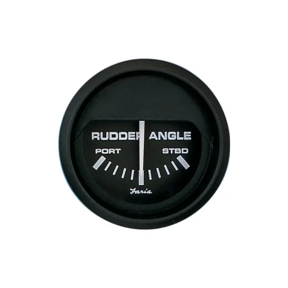 Rudder Angle Indicator - 12V - Black, Color: Black