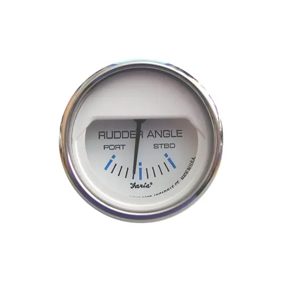 Rudder Angle Indicator - 12V - White, Color: White